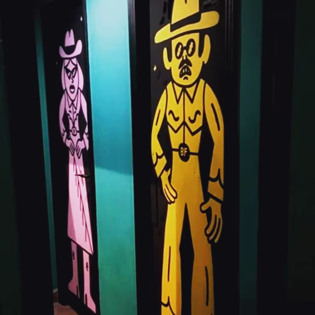 Gaming area and retro Arcade machine at the pub